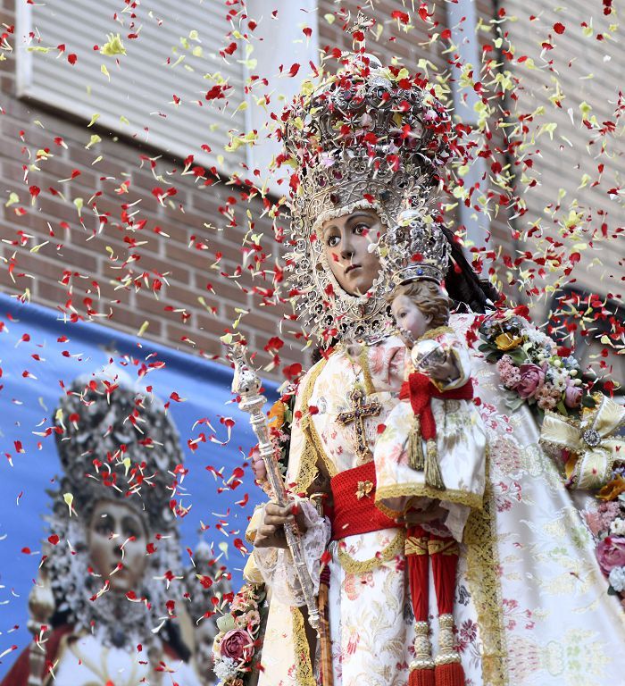 Primer tramo de la Romería de Murcia, en imágenes