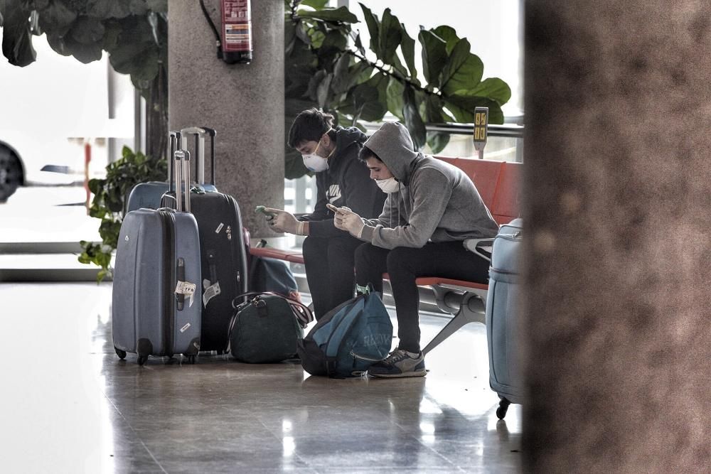 Situación en el aeropuerto Tenerife Norte con test