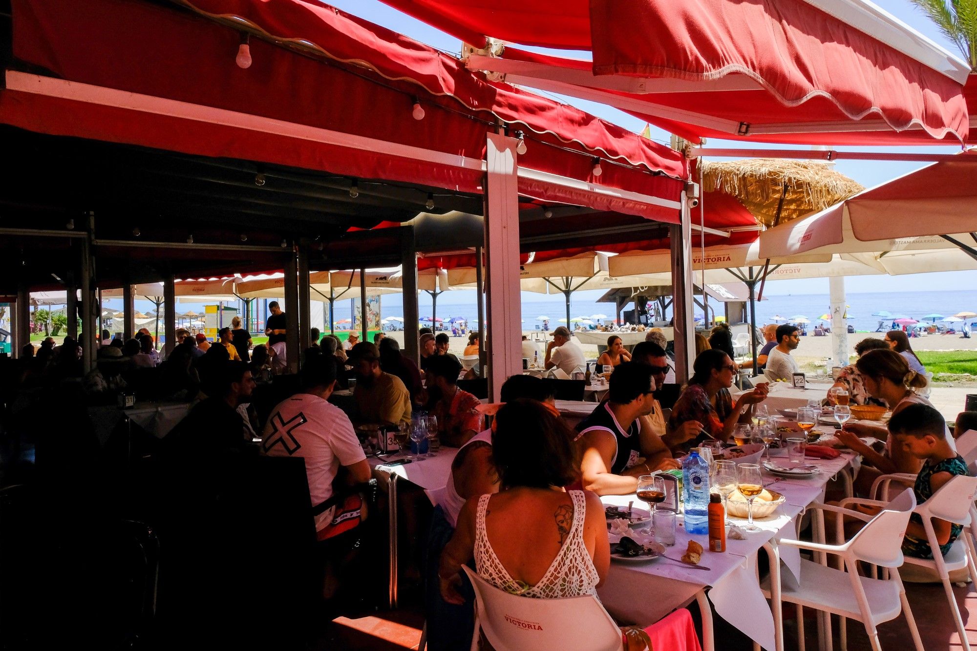 Primer domingo del verano 2023 en las playas de Málaga