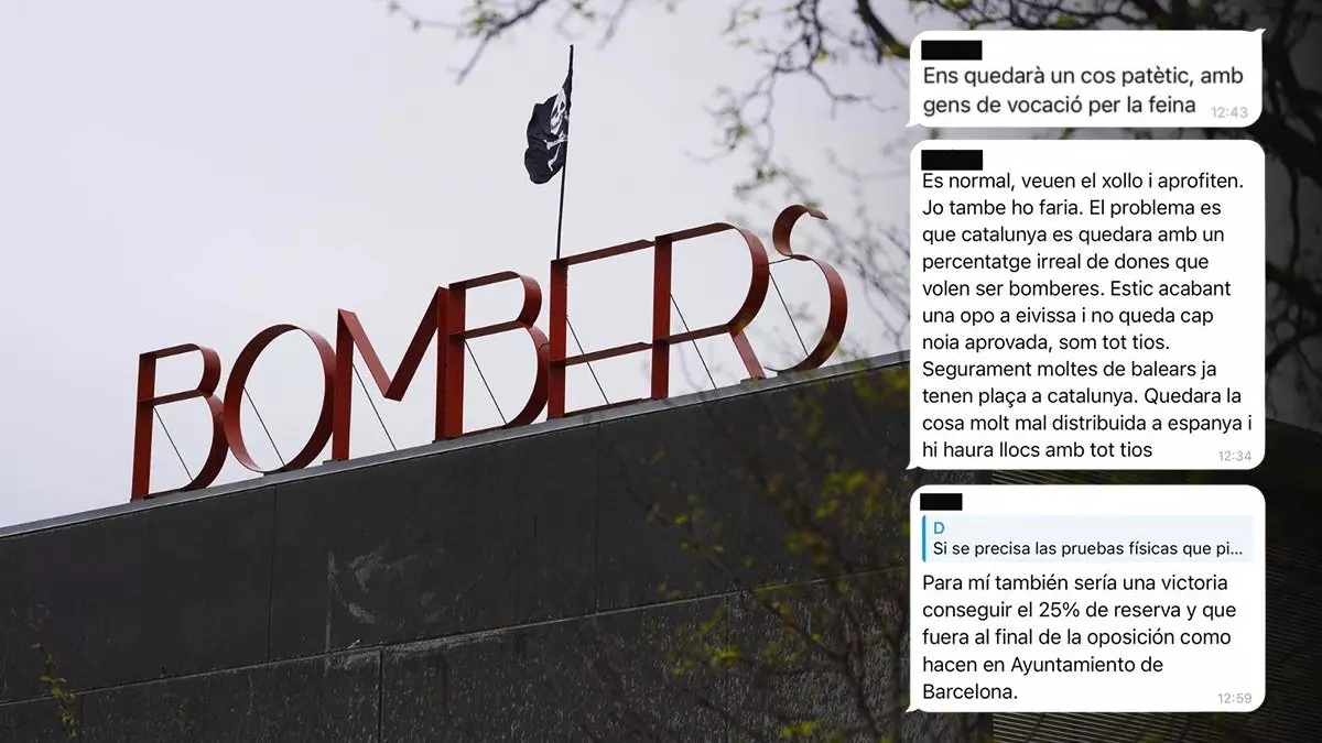 "Es un chollo": un chat de cientos de bomberos alienta el rechazo a la reserva femenina en el cuerpo