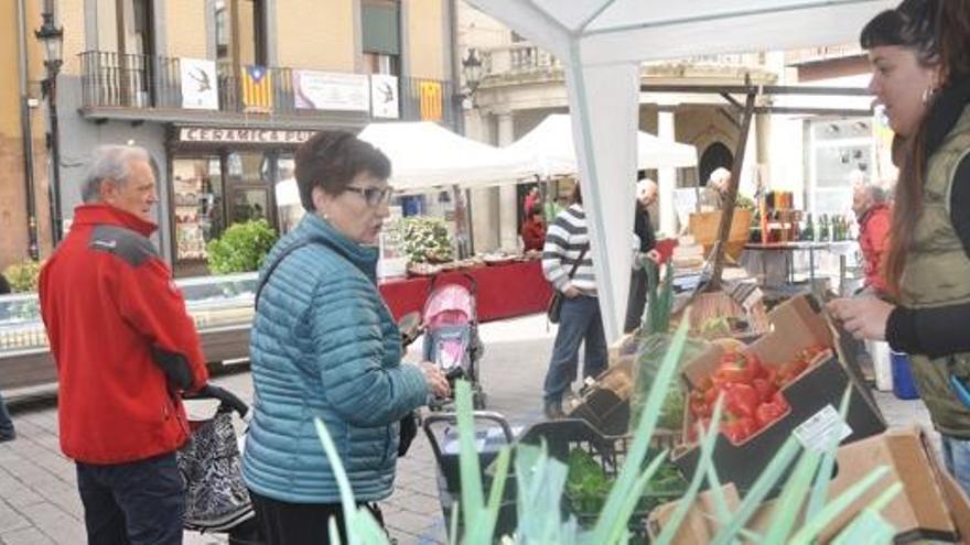 Mercat a la plaça de Sant Pere