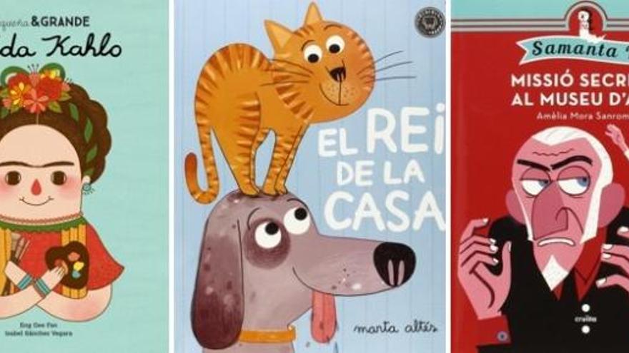 Tres portades de llibres infantils d&#039;aquest Sant Jordi