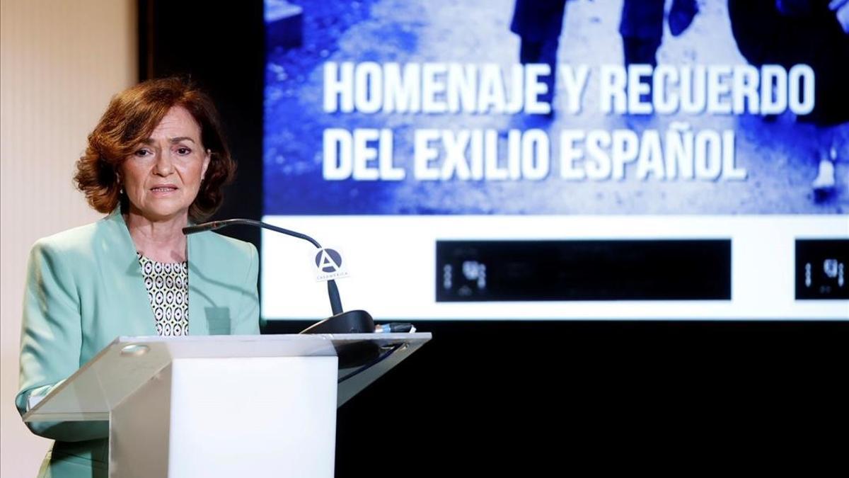 Calvo rinde homenaje a los exiliados y a quienes mantienen vivo el recuerdo