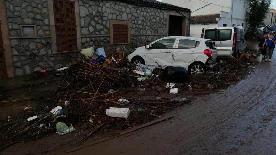 El día después de la inundación en Sant Llorenç