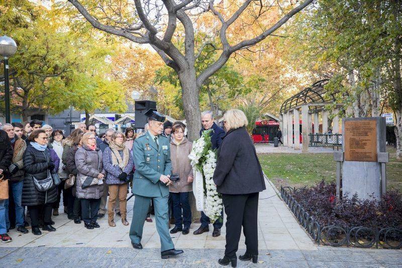 Homenaje a las víctimas de la casa cuartel de Zaragoza