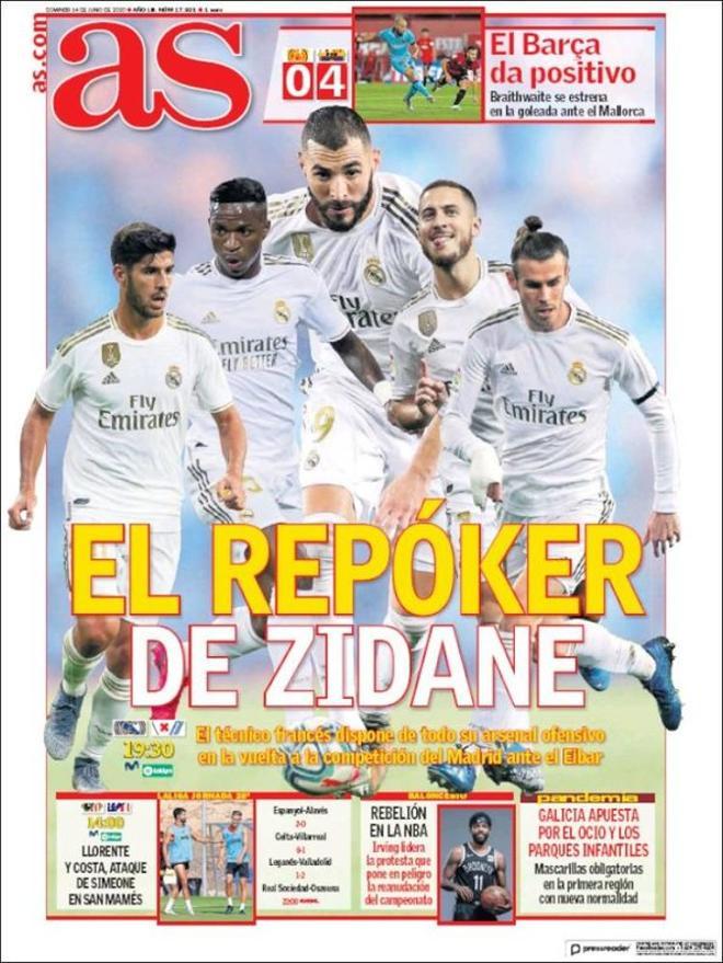 La portada de As de hoy