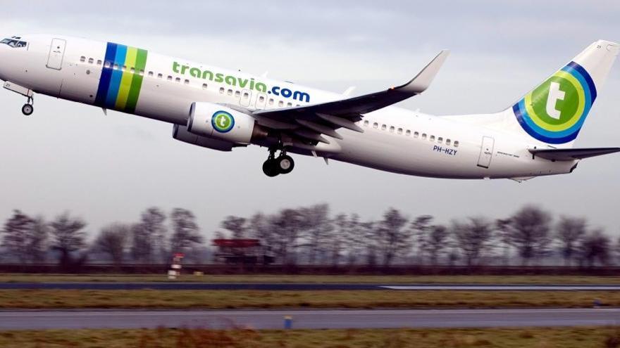 Un avión de Transavia en imagen de archivo