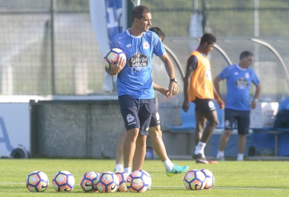 La plantilla deportivista retoma el trabajo esta tarde en Abegondo.