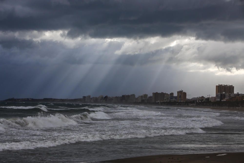 Fuertes lluvias en Alicante