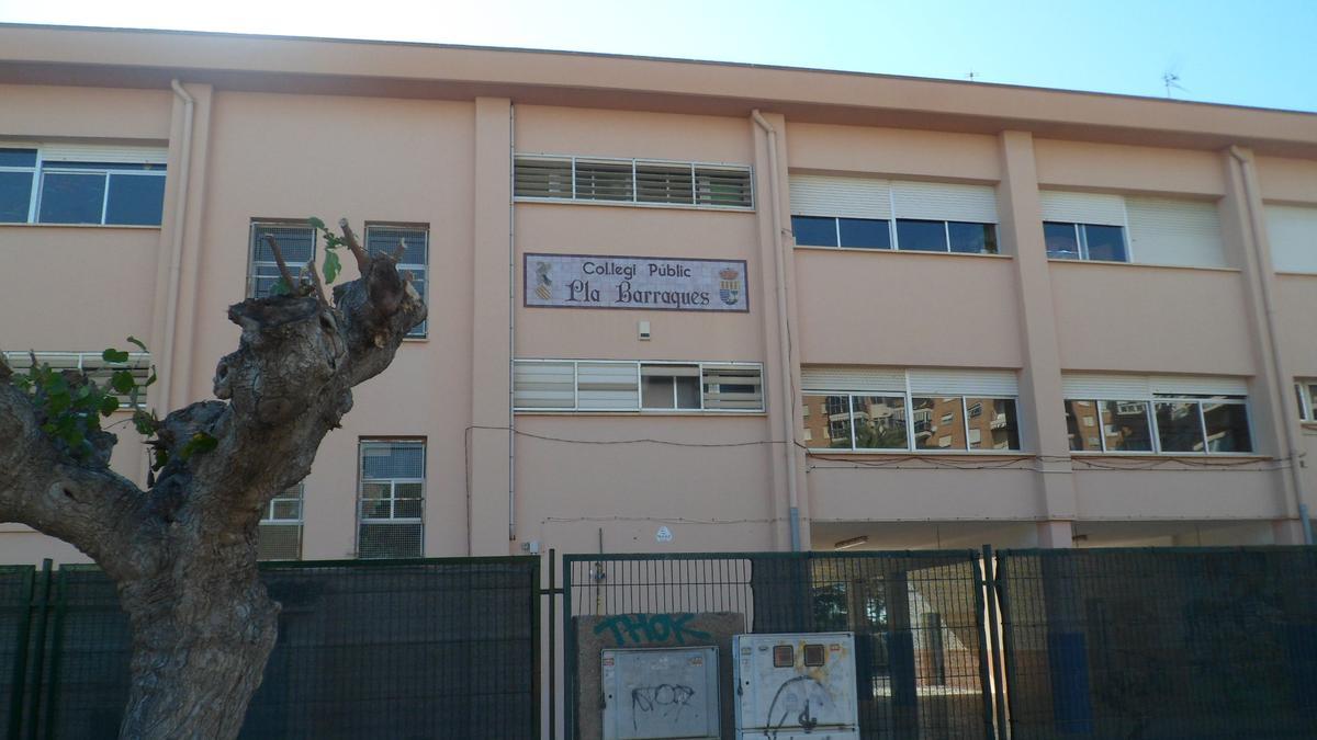 El colegio Pla Barraques, en una imagen de archivo