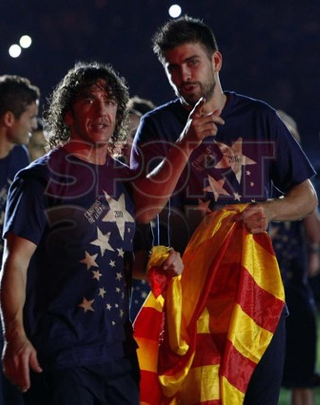 El Camp Nou acogió la fiesta de la Liga