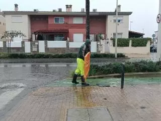 Las imágenes de la borrasca Emilia en Moncofa