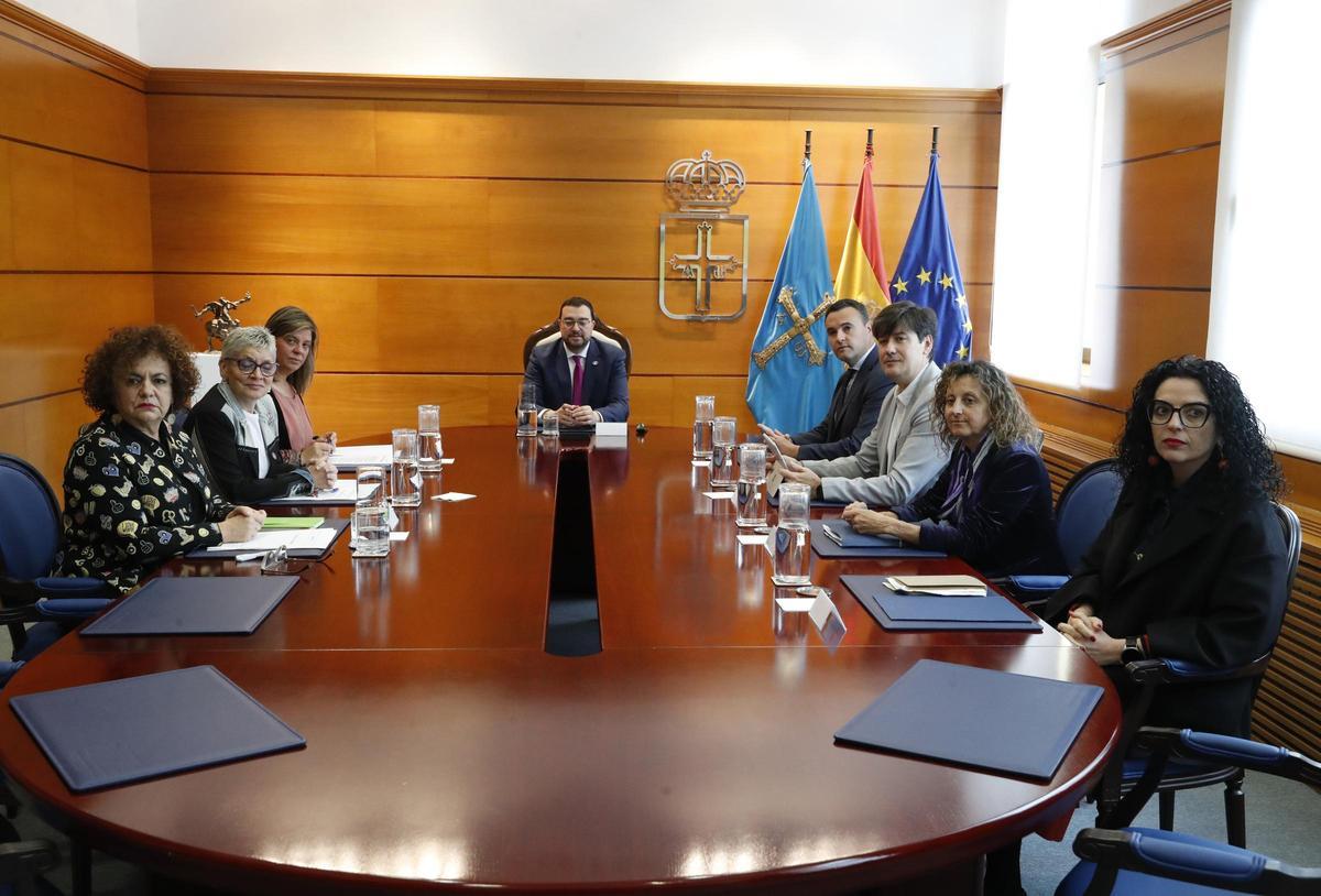 Reunión del Consejo de Gobierno de esta mañana, presidido por Adrián Barbón.