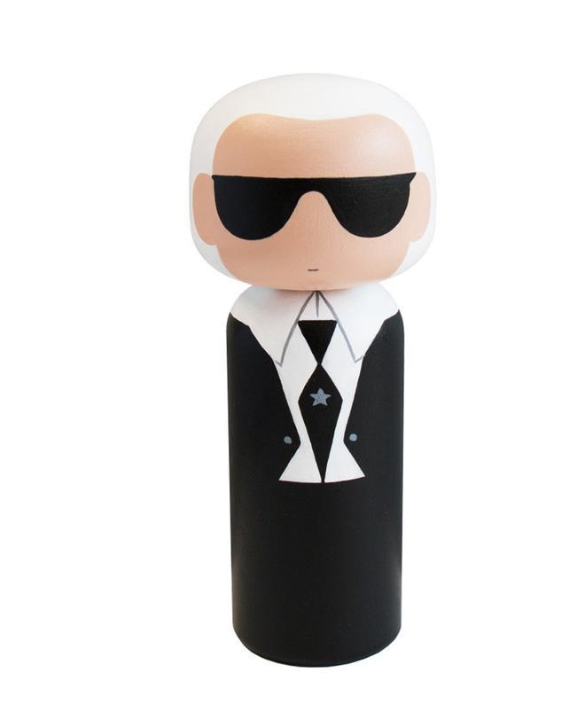 Colección Kokeshi dolls: Karl Lagerfeld