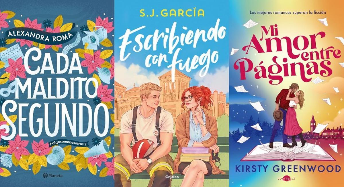 Novelas románticas de Alexandra Roma, S. J. García y Kirsty Greenwood