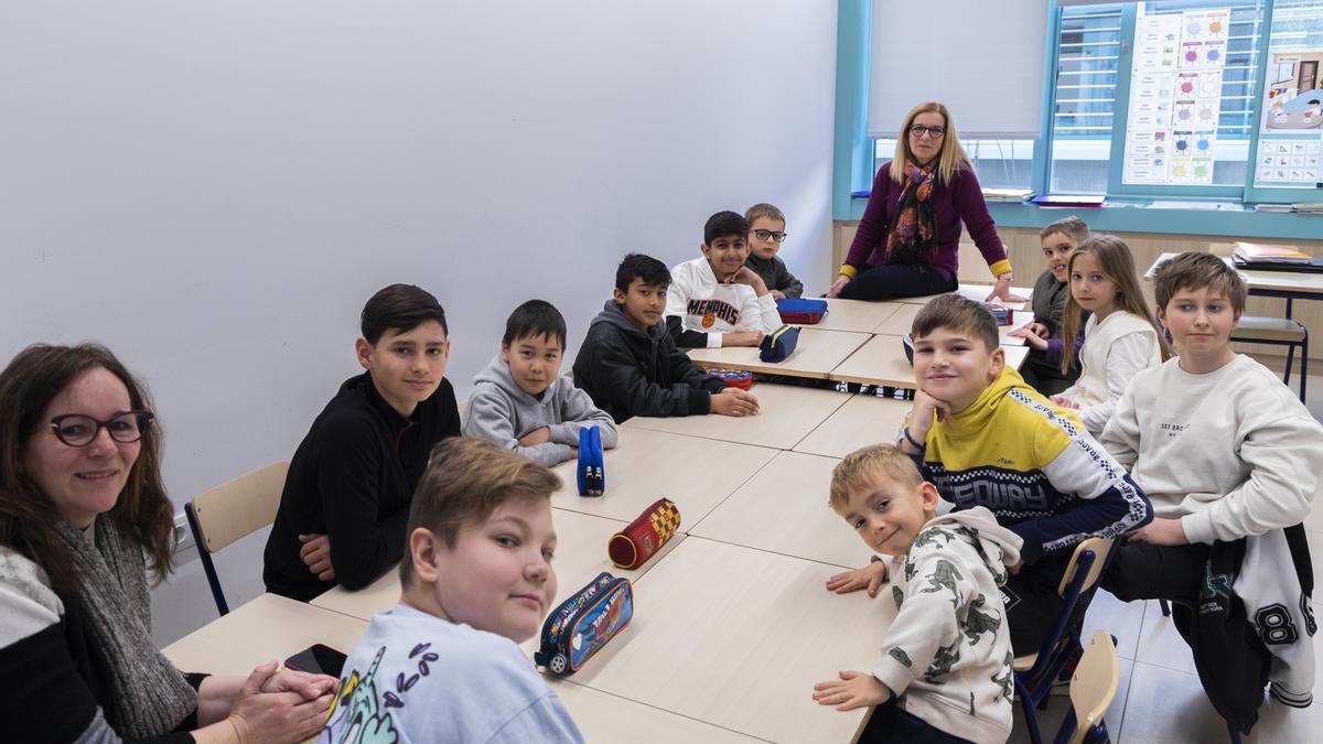 Valencia. El CEIP Les Arts ha recibido a muchos alumnos de Rusia y Ucrania durante el primer año de la invasion rusa de Ucrania