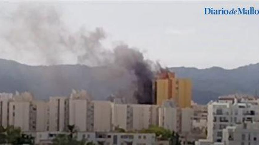 Ein Brand ist in Palma ausgebrochen.