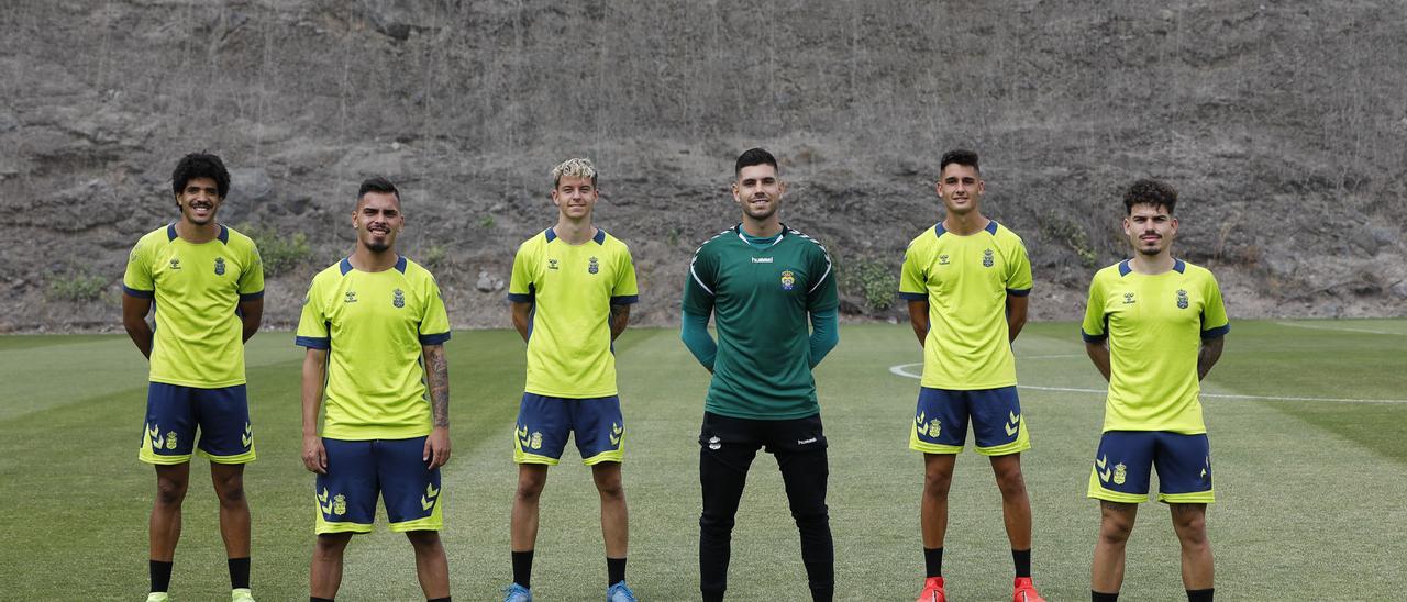 Saúl Coco, Juan Fernández, Pol, Puig, Cardona y Diego Guti, en  Barranco Seco.