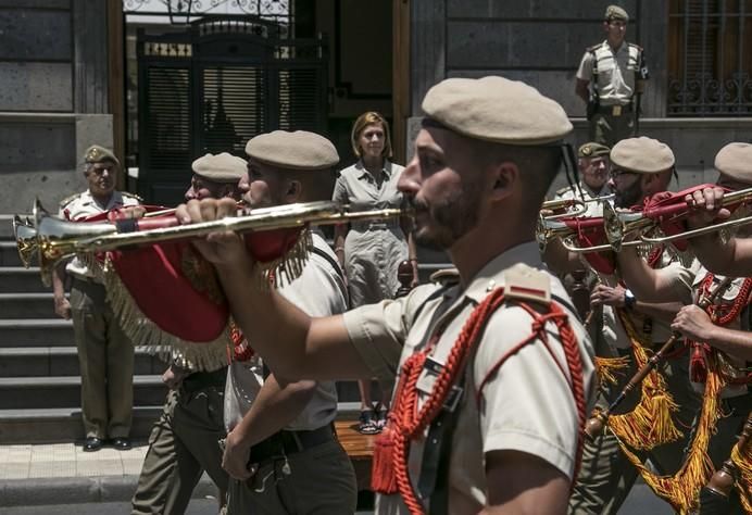 19/07/2017  EJERCITO DEFENSA   visita de la ministra de defensa María Dolores de Cospedal  a la capitanía  de canarias