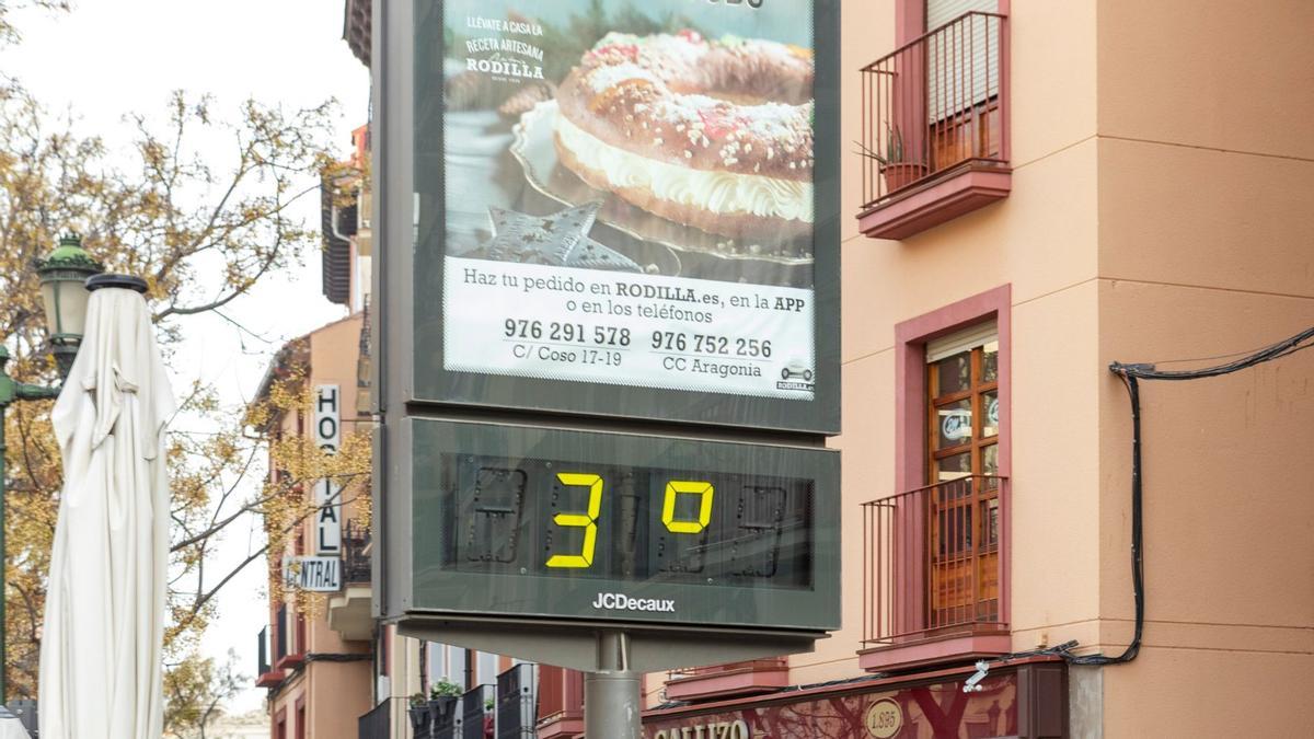 Termómetro en Zaragoza