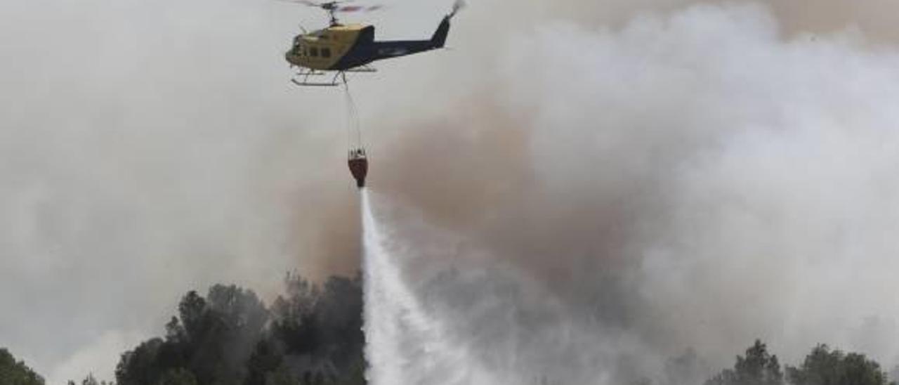 Las tres comarcas registran este verano  el cuádruple de incendios que en 2015