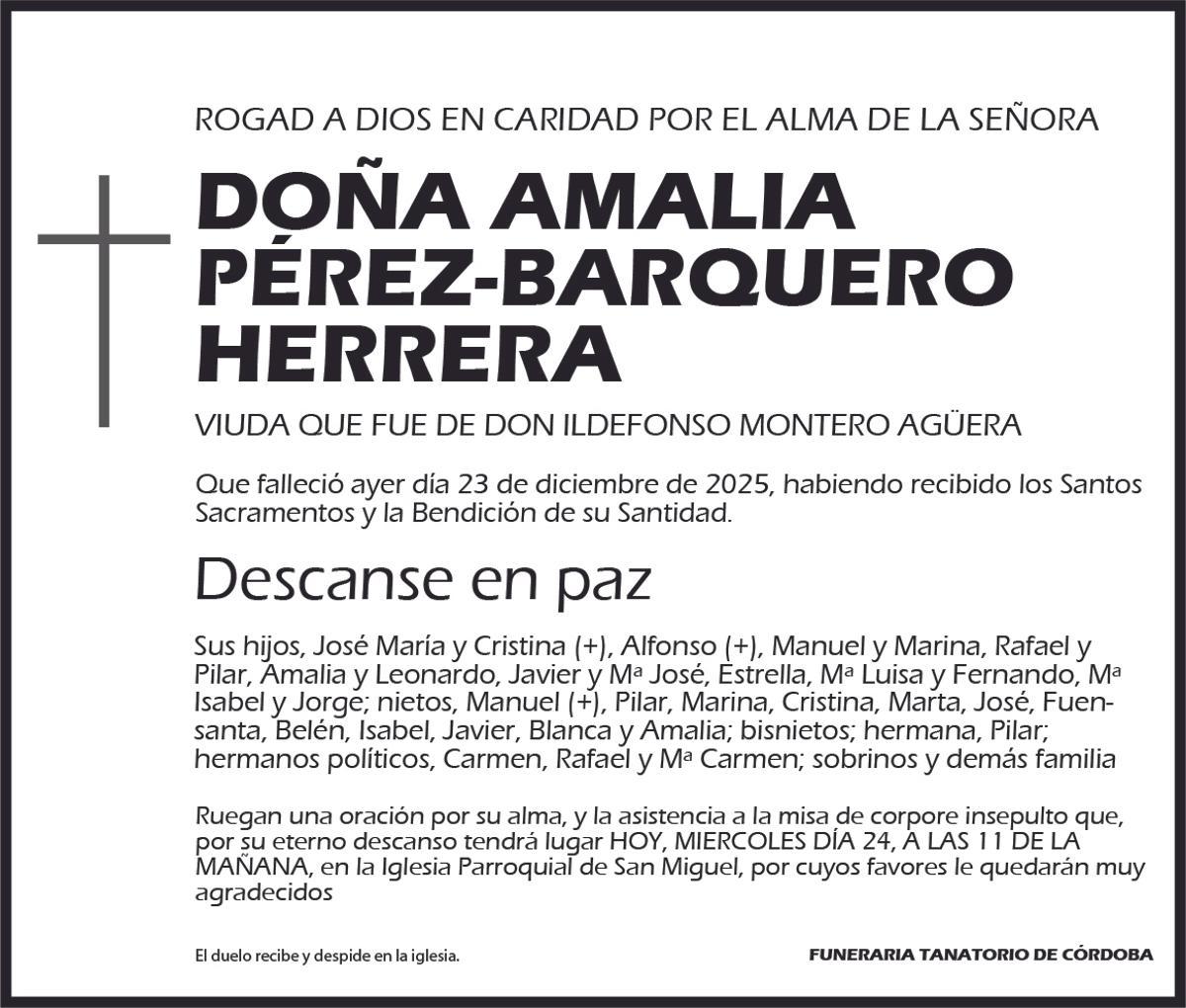 Amalia Pérez-Barquero Herrera