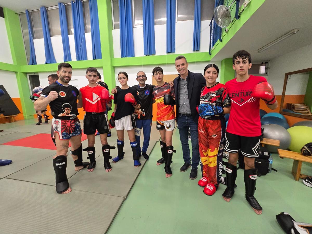 Seminario de kickboxing del octacampeón mundial de artes marciales, Abraham 'el Demonio' Roqueñi