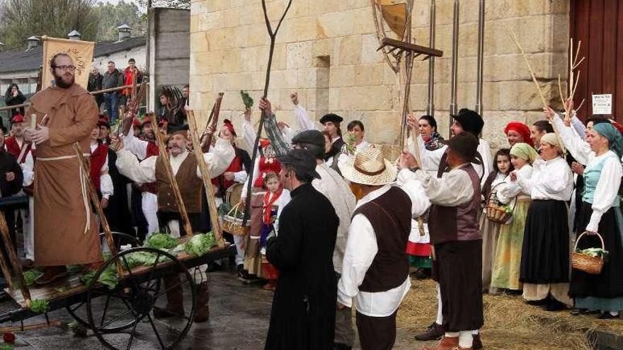 Arde o Pazo, una de las fiestas celebradas en el Pazo de Mos. // A.H.