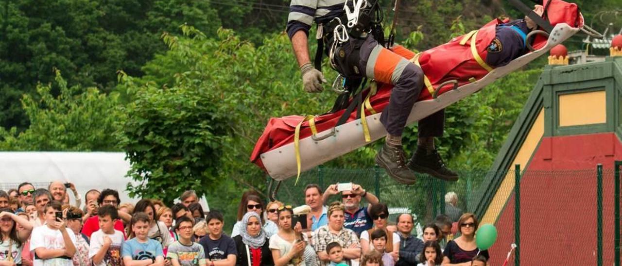 Una actividad de la Feria de Turismo Minero e Industrial