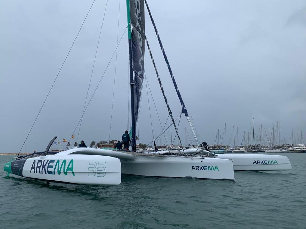 El trimarán Arkema