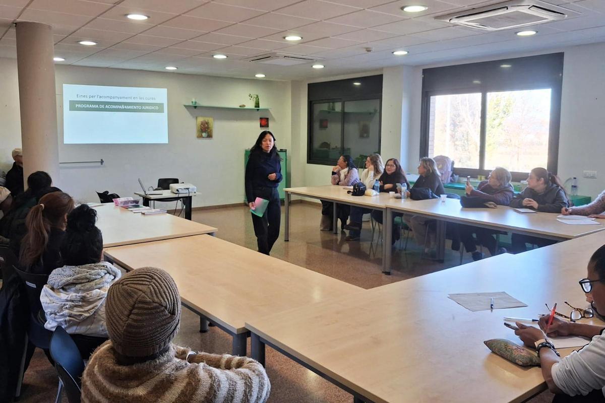 Un instant de la formació de Mifas.