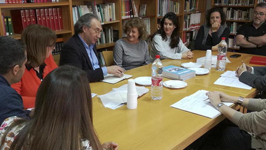 March, durante la reunión en Puig d´en Valls.