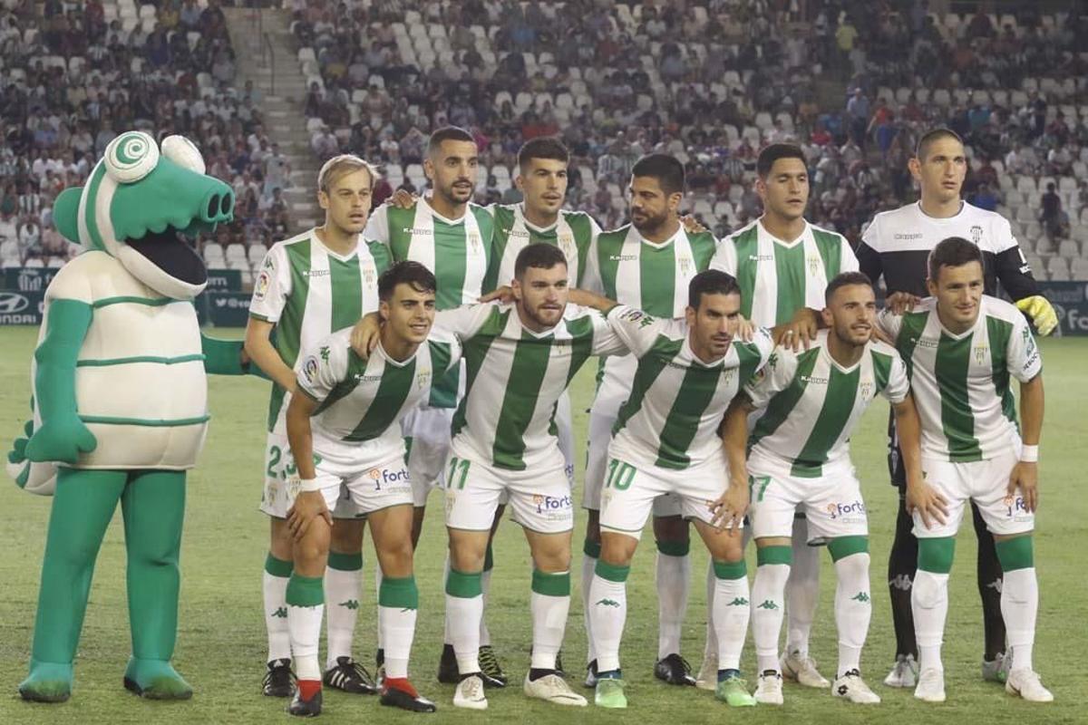 Once inicial del Córdoba CF en el encuentro ante el Numancia en El Arcángel del curso 2018-2019.