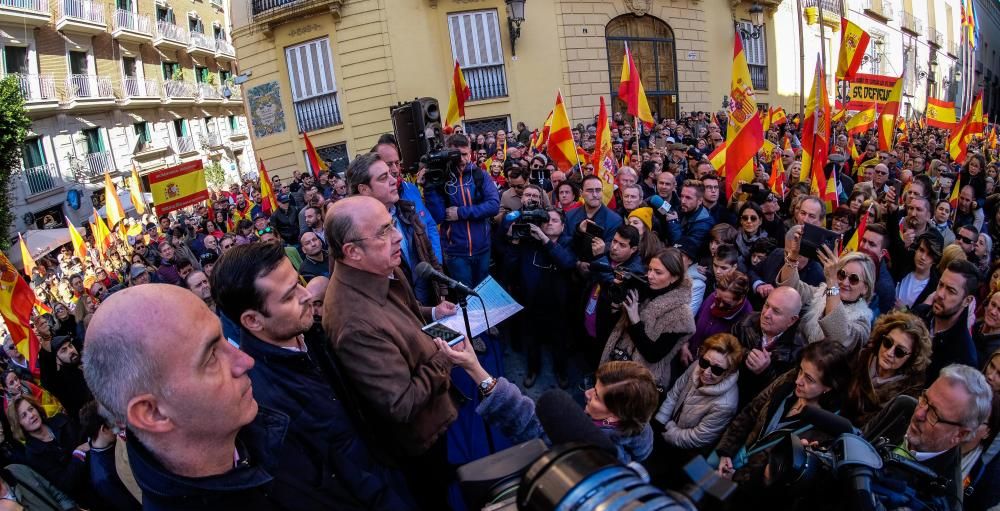 Concentración de Vox en València
