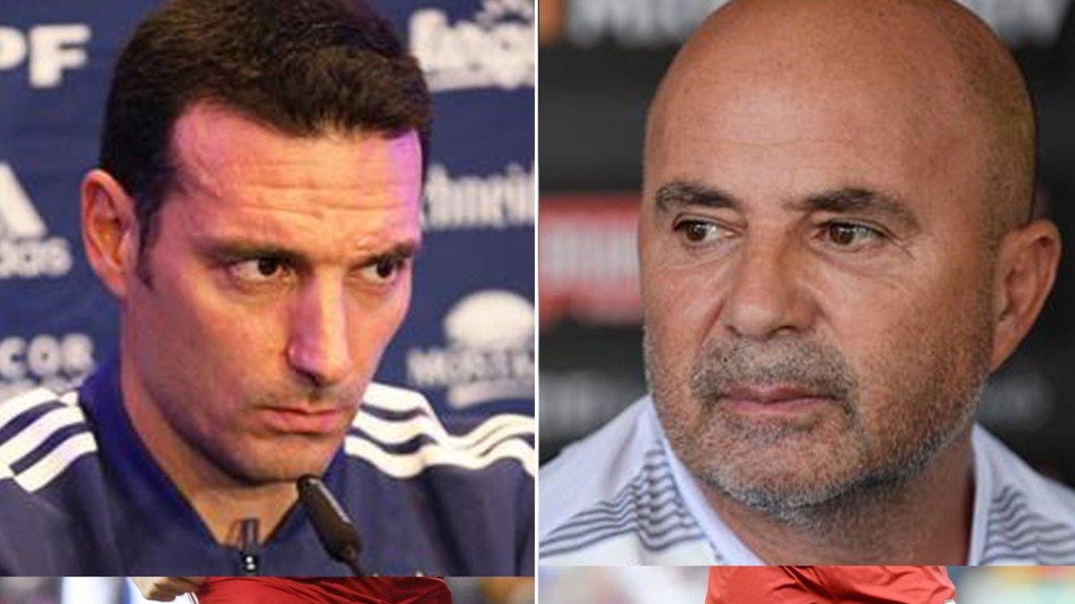 Lionel Scaloni y Jorge Sampaoli no mantienen contacto