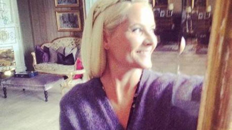 Estreno de Mette-Marit en Instagram con un &#039;selfie&#039;