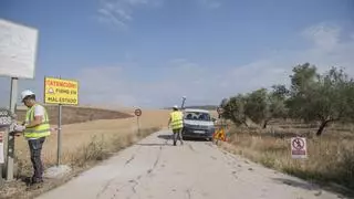 La Junta inicia el arreglo del camino de acceso a Torreparedones en Baena