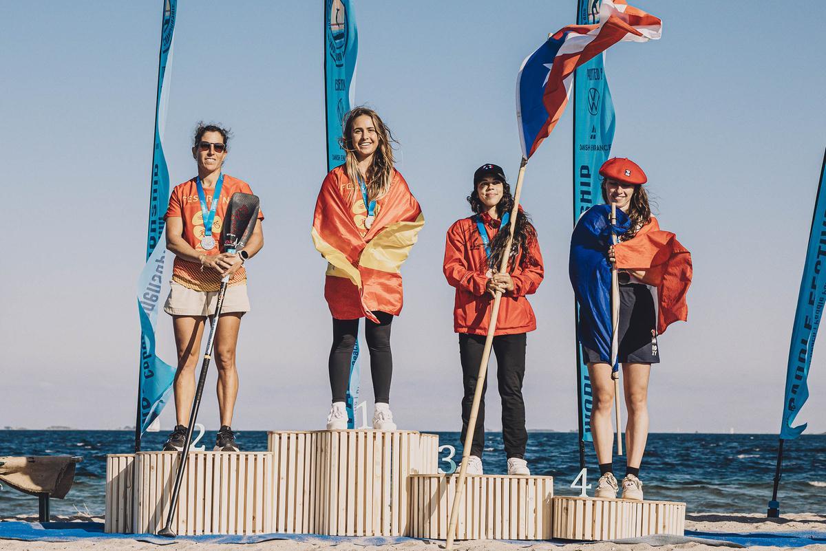 Tres mallorquines triunfan en el Mundial de paddlesurf en Copenhague