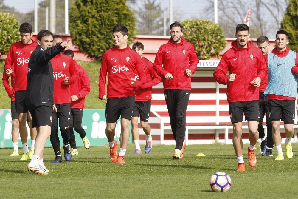 Entrenamiento del Sporting