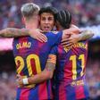 Raphinha, Olmo y Cancelo, goleadores del Barça ante el Sevilla