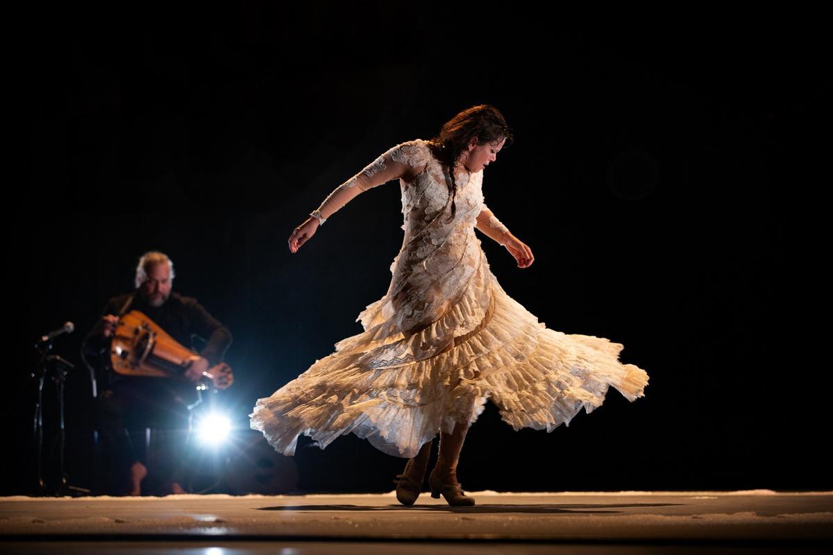 La bailaora maría Moreno durante una de sus actuaciones.