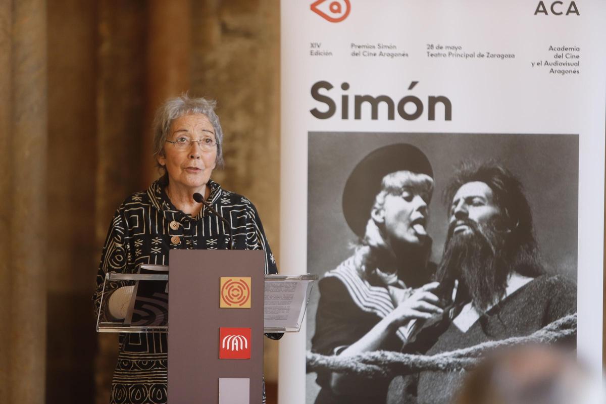 La presidenta de la Academia del Cine Aragonés, María José Moreno.