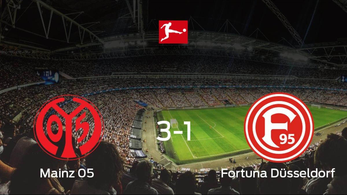 El Fortuna Düsseldorf pierde ante el Mainz 05 por 3-1