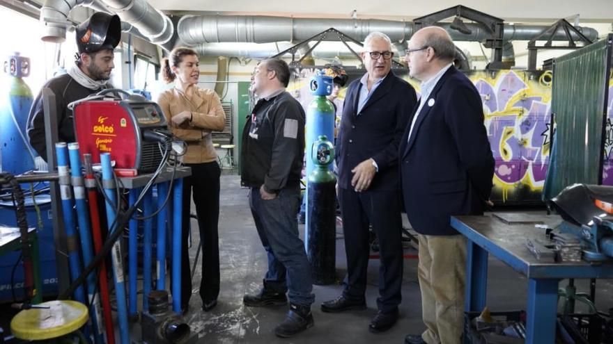 San Damián visita las instalaciones de Menesianos Zamora.