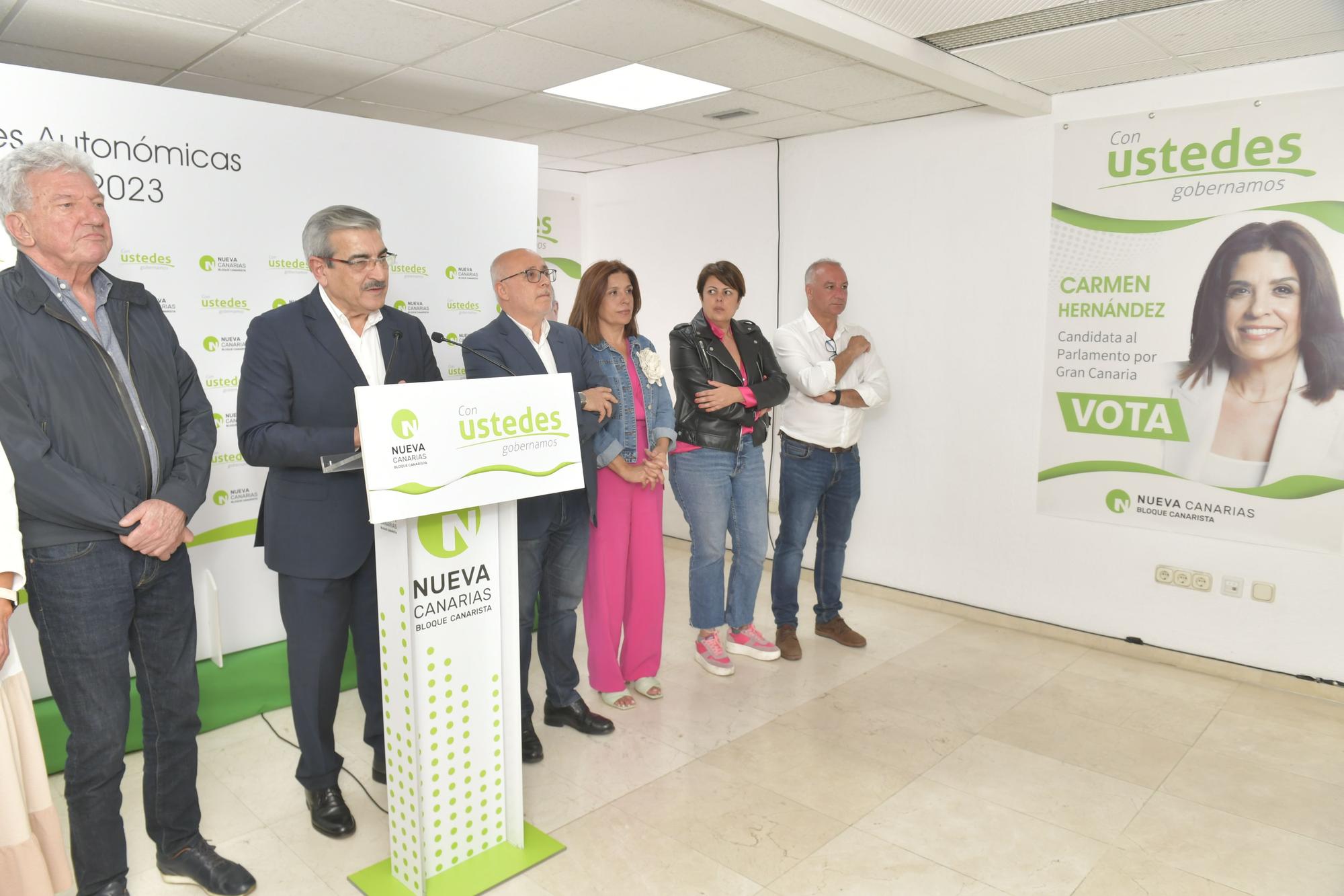 Noche electoral con Nueva Canarias