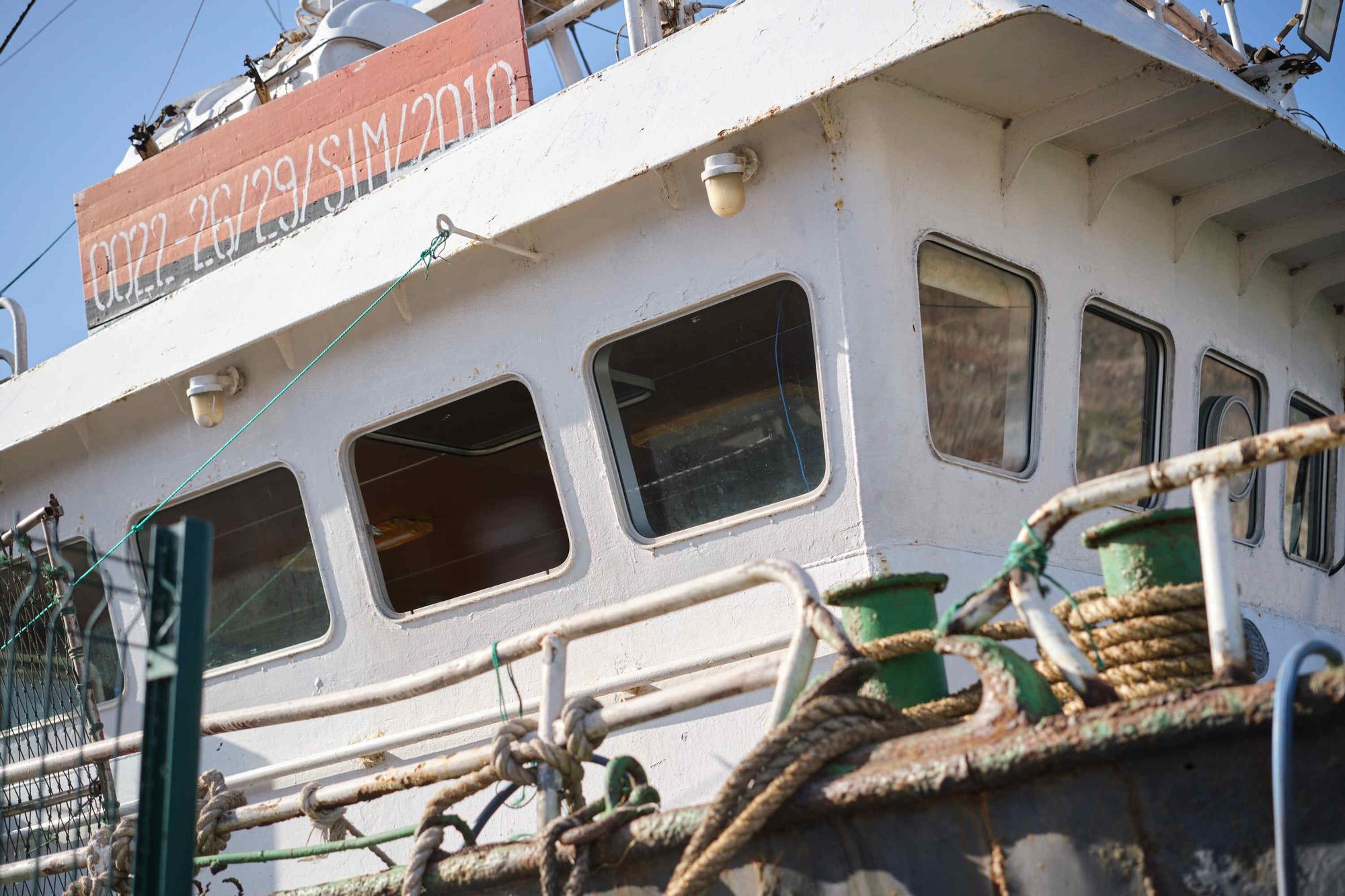El barco 'Simione', capturado en aguas canarias con tres toneladas de cocaína