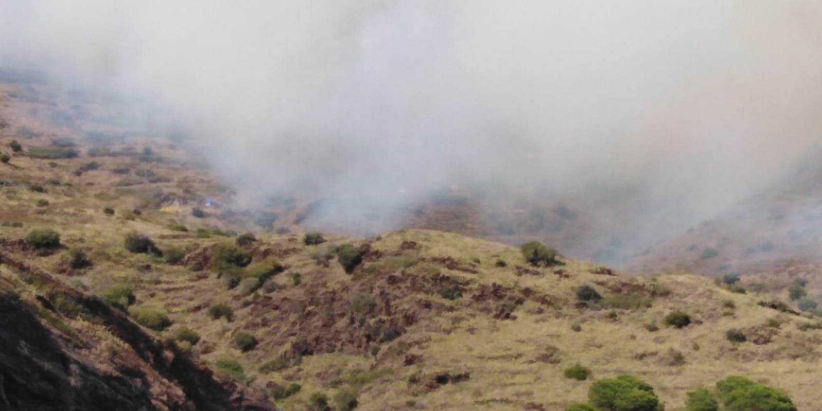 Incendi a Portbou