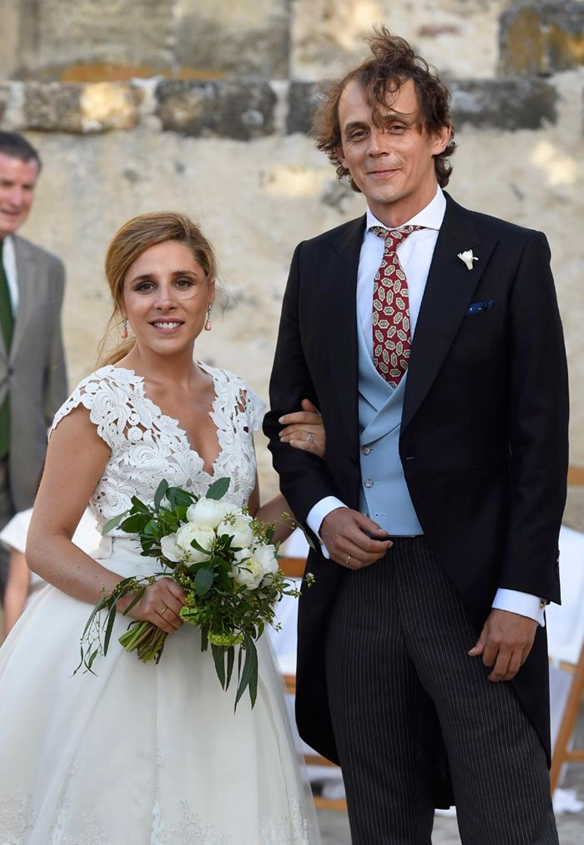 María Torretta y Jaime Rey el día de su boda