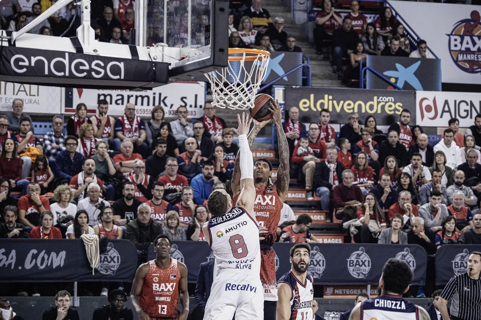 Les millors imatges del Baxi Manresa - Baskonia