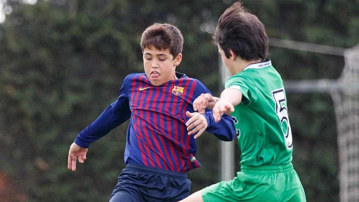 Pau Cubarsí llegó al Barça en 2018 con 12 años y fue brillando en todas las categorías